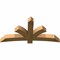 Ekena Millwork Davenport Rough Sawn Timber Gable Bracket, Western Red Cedar, 72"W x 36"H x 6"D x 6"F, 12/12 Pitch GBW072X36X0606DAV00RWR - alternate 3